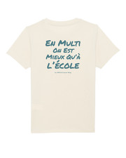 T-Shirt - Child - White - Blue
